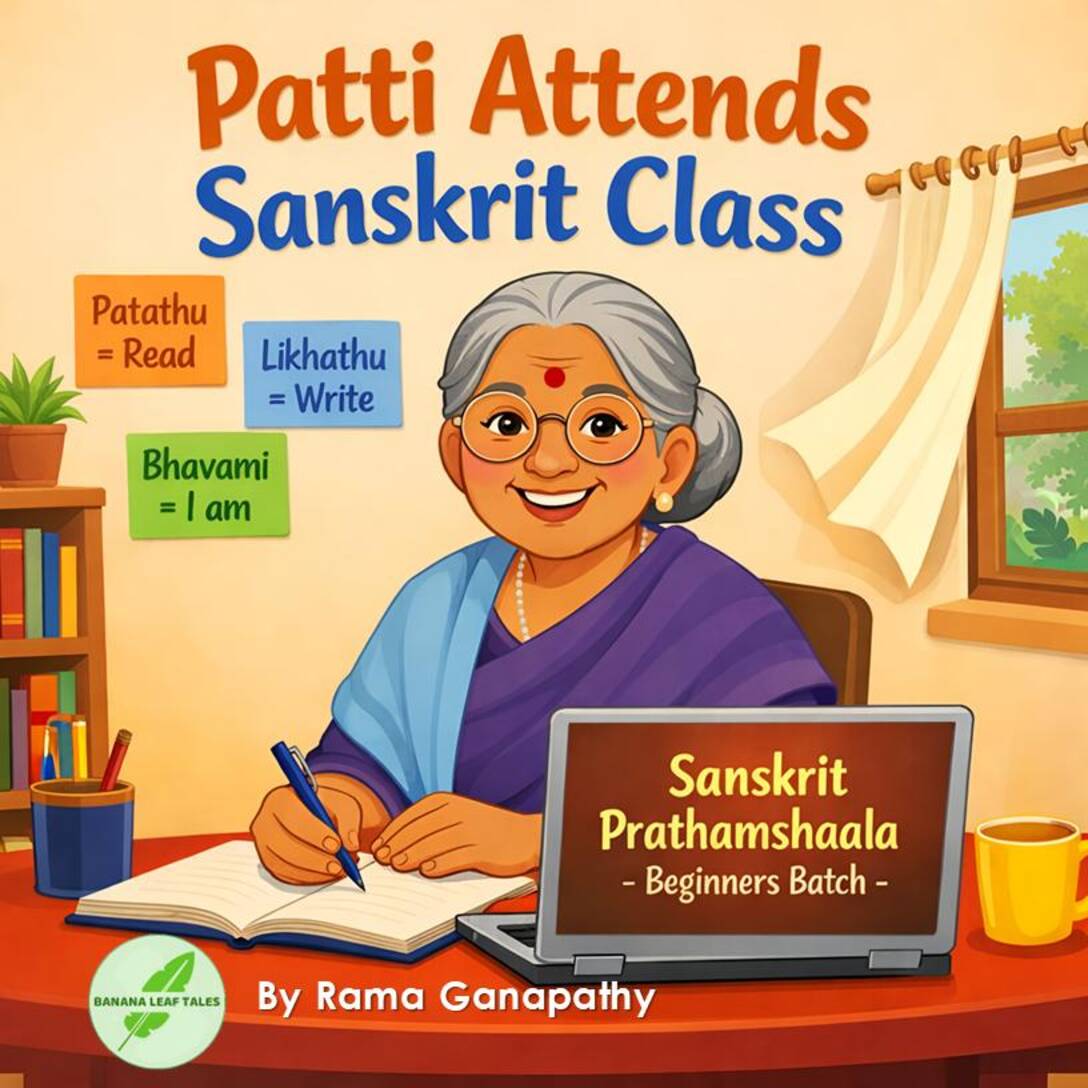 Patti Attends Sanskrit Class