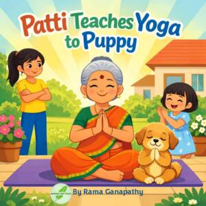 Patti Teaches Yoga to Puppy
