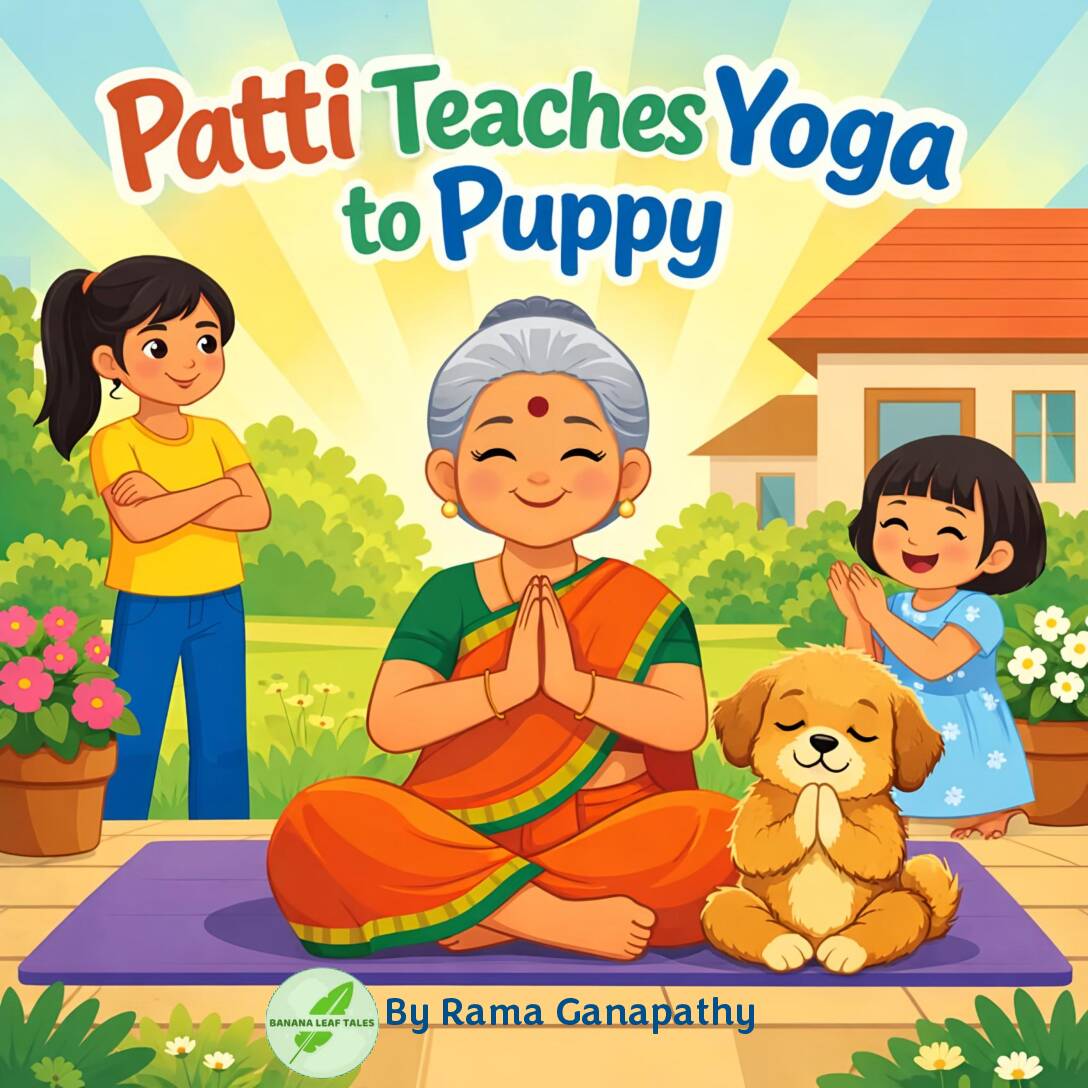 Patti Teaches Yoga to Puppy