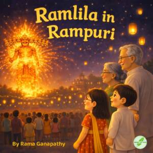 Cover of Ramlila in Rampuri by Rama Ganapathy for Navratri Celebrations in Northeren India